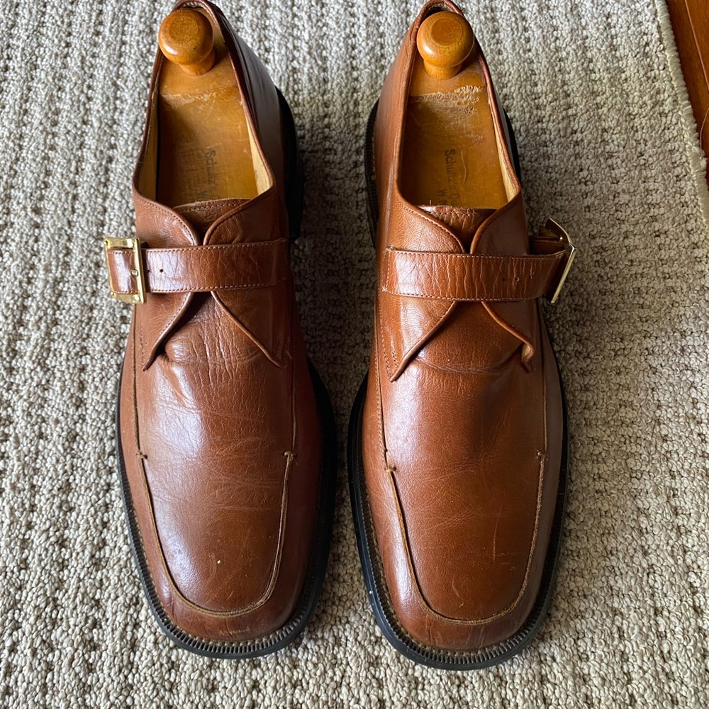 Classic Brown Leather Men's Loafers